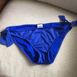 Size medium blue bikini bottoms